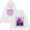 Madonna CONFESSIONS II Album Tour 2026 Print Hoodie Men Women Fashion Long Sleeves Loose Casual Vintage High Quality Pullover