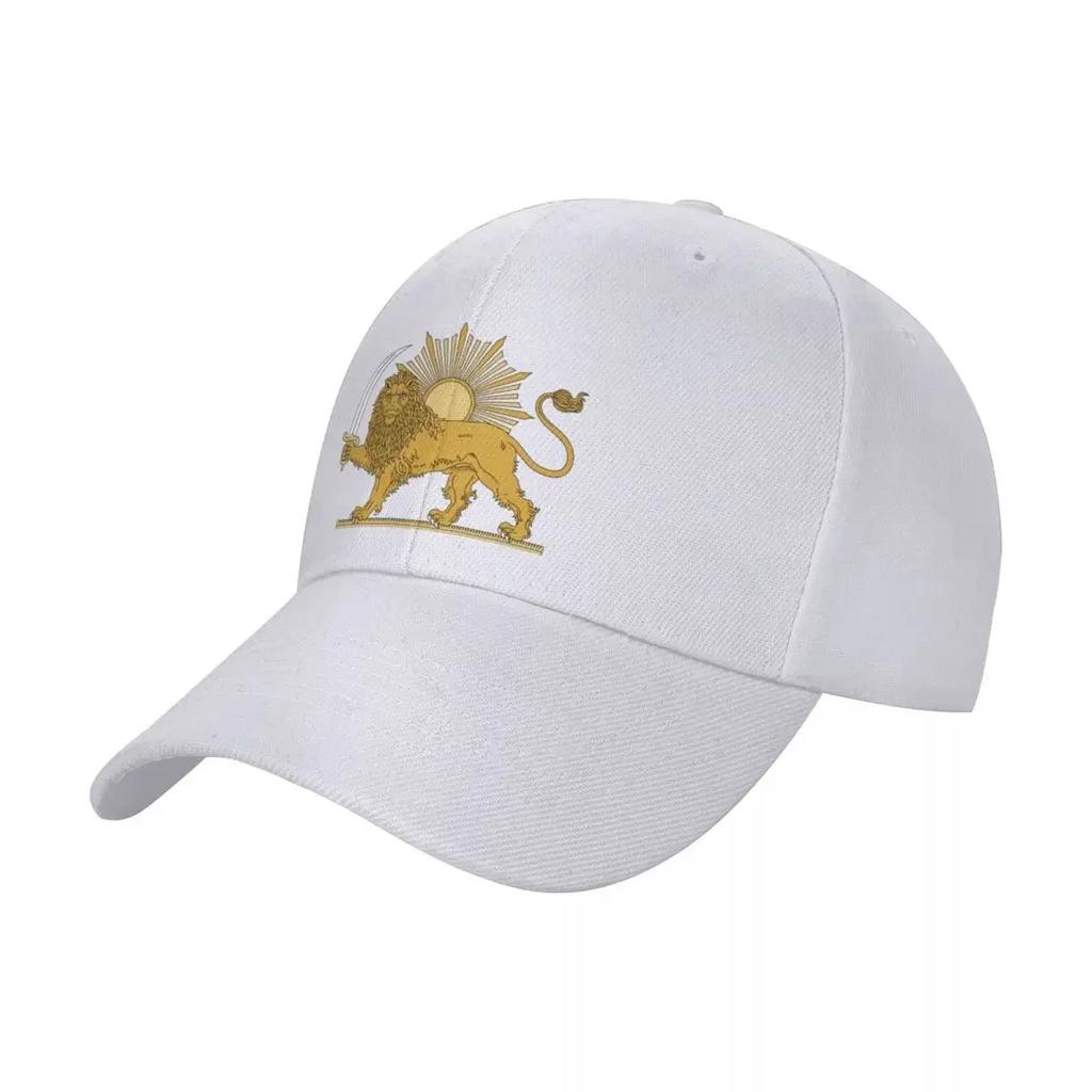 Persian Lion and Sun Pride Baseball Cap Sun Hat For Children Hat Luxury Brand Hats Unisex Women's