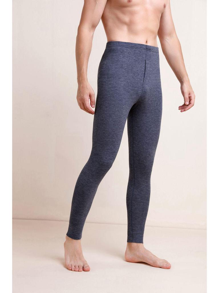 Men's Thickened Wool Silk Thermal Underwear Set for Autumn and Winter