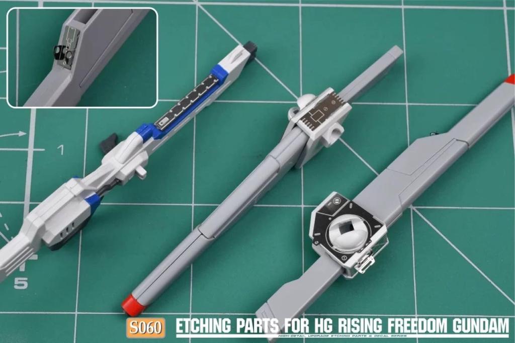 HG Rising Freedom Gundam Modification Detail Up High Quality Metal Parts with Water Transfer Decal 1/144 [item]