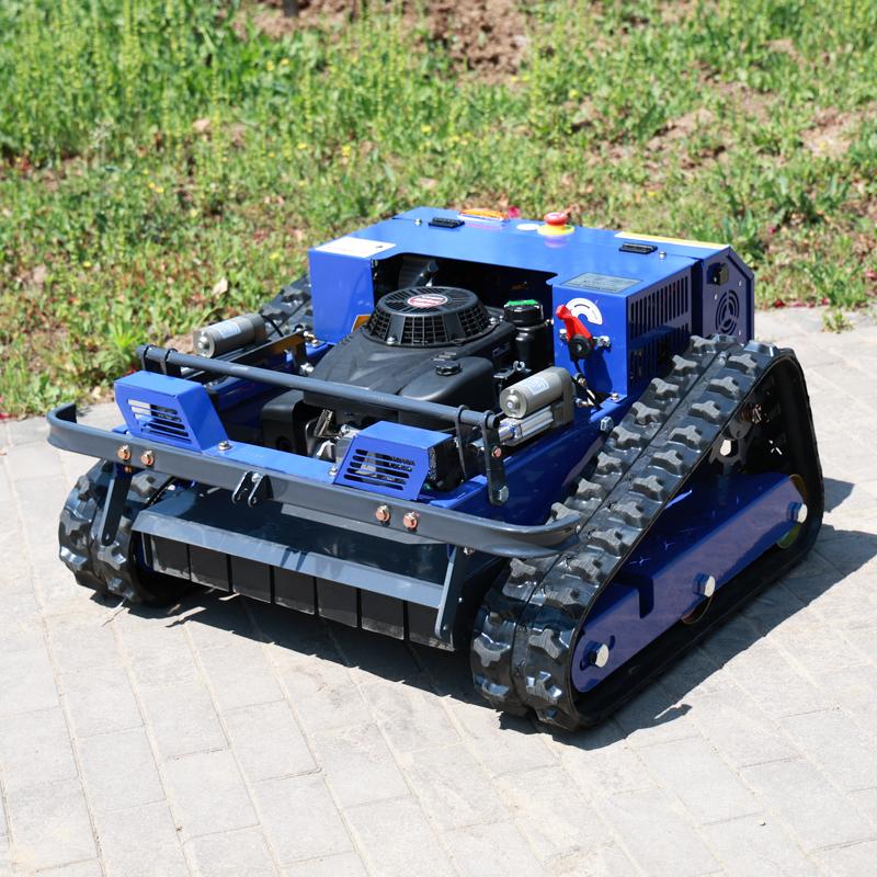 CE EPA All Terrain Tracked RC Lawn Mower Embankment River Slope Remote Control Grass Cutter