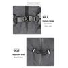 Dog Raincoat with Harness Waterproof Pet Rain Jacket for Small Dogs Adjustable Reflective Dog Rain Overalls with 4 Legs