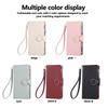 Crossbody Phone Case with Leather Wrist Strap for IPhone Air 17 16 15 14 13 12 11 Pro Max 7 8 Plus Wallet Cover with Card Slots