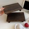 Large Capacity Jewelry Storage Tray Wooden Figurine Display Rack Retro Key Rack  Entrance