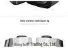 Stainless Steel Tailpipe Tip for 2018-2021 BMW X3 X4 (G01/G02) Exhaust Modifications