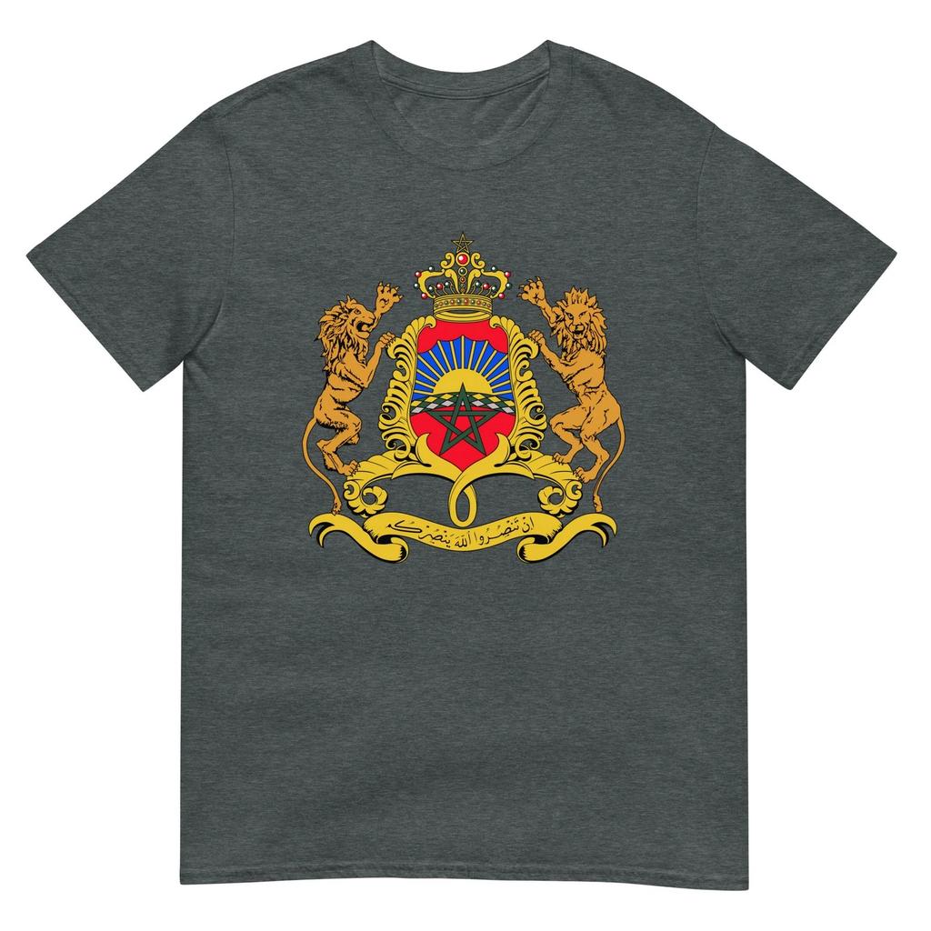 Wappen Marokko Flagge Marokko Unisex T-Shirt