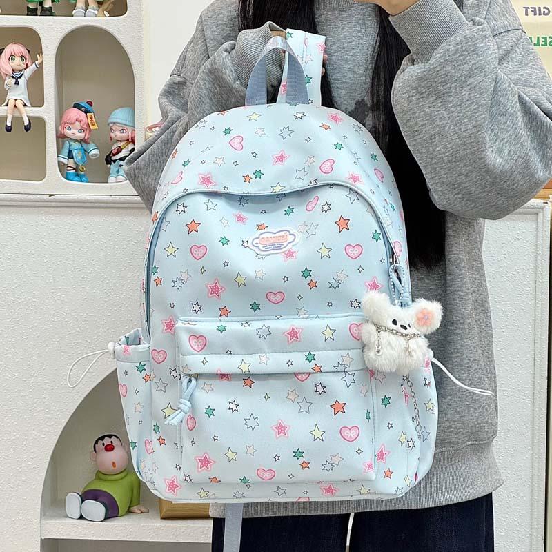 Schoolbag Cute Student Schoolbag Female Junior High School Student 1011 New Niche Korean Version Small Fresh Girl Backpack Lightweight Backpack