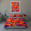 Colorful, Geometric, Swirls. Bedding Duvet Cover Sets Duvet Covers Pillowcases Gifts (1 * Duvet Cover 2 * Pillowcases, Without Duvet Insert)