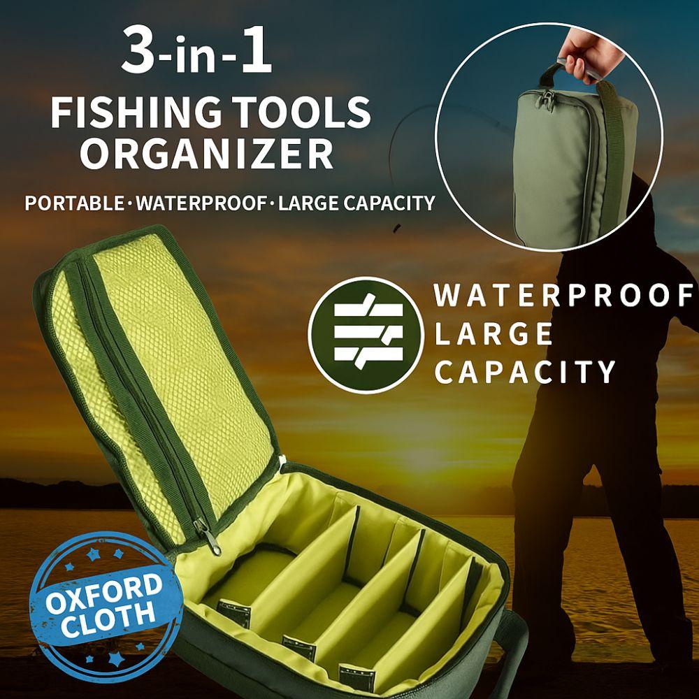 Waterproof Fishing Tackle Bag Portable Fishing Accessories Bag  Outdoor Fishing Gear