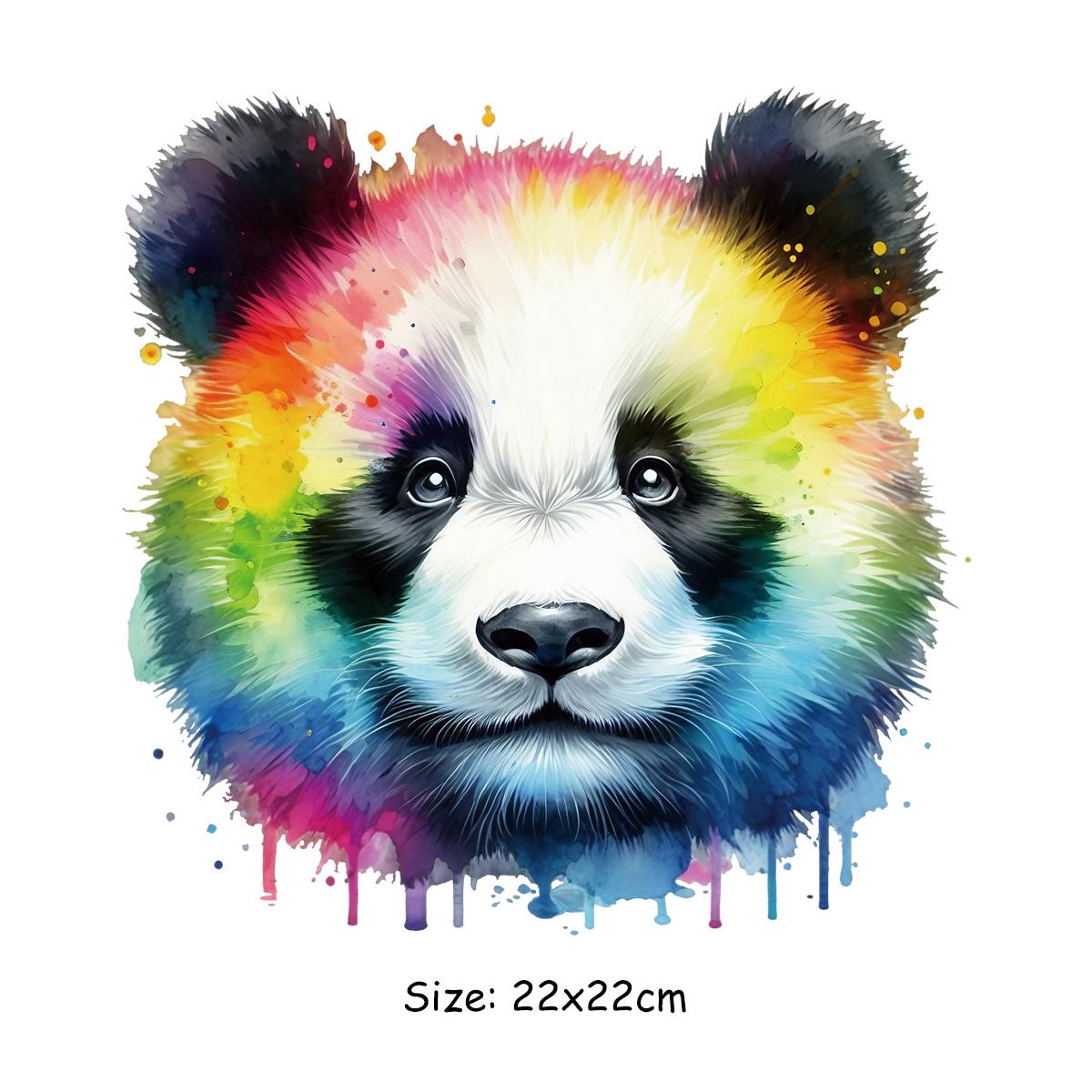 

Термопечать Акварельные животные Набор Футболки Наклейки Одежда Термопресс Аппликация Нашивки для одежды своими руками Легко вырезать