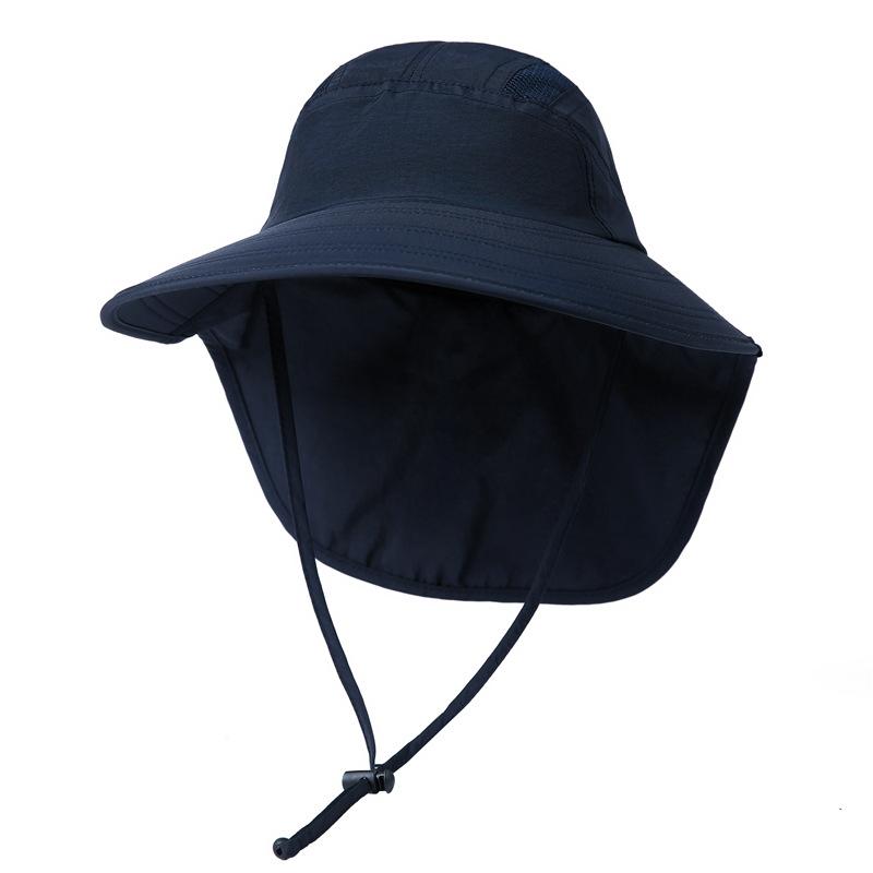 Sun Protection Hat Men S Summer Mountaineering Face Cover Bucket Hat Sun Hat Uv Protection Outdoor Fishing Sun Hat M（56-58cm）