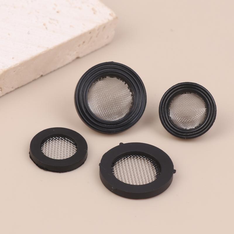 10Pcs O-Ring Seal Hose Gasket Rubber Faucets Filter Pads Shower Hose Filter High Temperature Resistant Faucet Strainer Tools