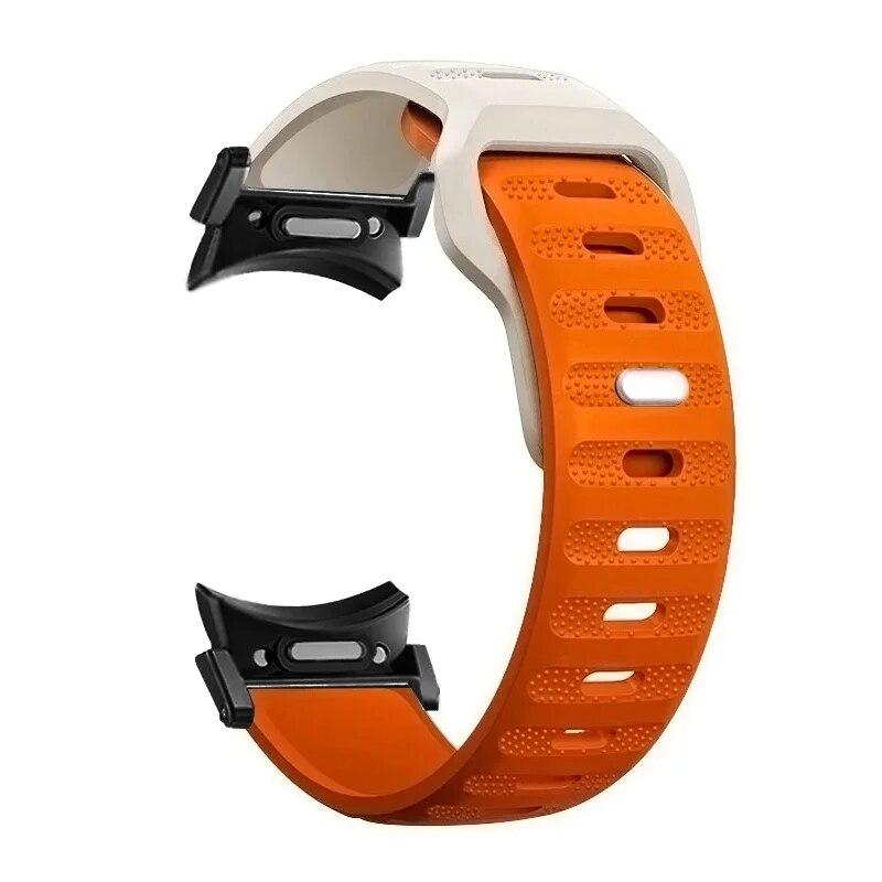 Silicone Strap for Samsung Galaxy Watch 6 5 4 40mm 44mm 5Pro 45mm No Gaps Band For Galaxy Watch 6 Classic 43 47mm 42 46mm Correa