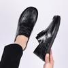 Fashion 2024 Designer New Soft-soled Slip-on Men's Shoes Fashion Korean Style Leather Shallow Mouth Man Loafers Male Business Shoes