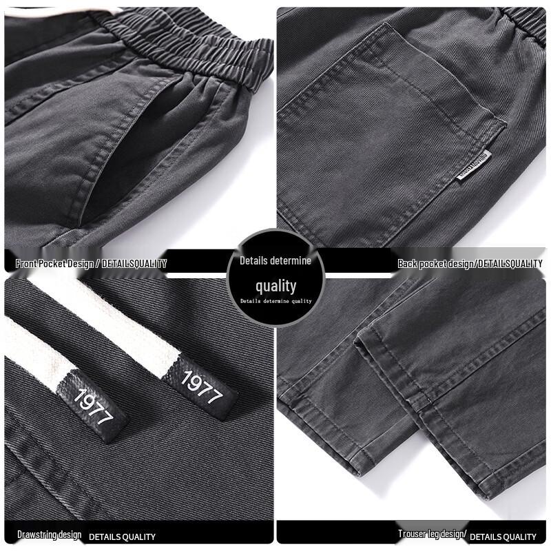 JEEP SPIRIT Men's Loose Fit Straight Leg Cargo Pants