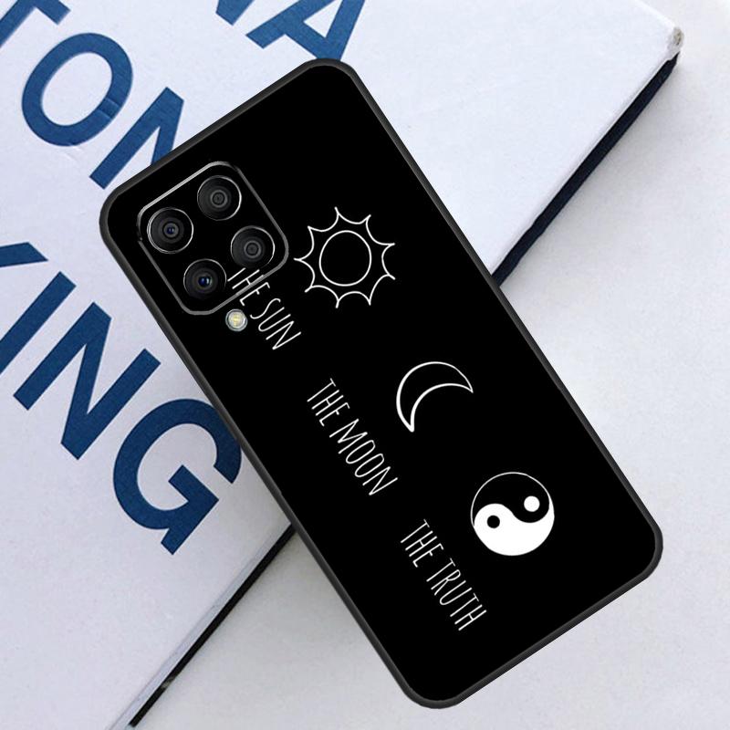 Sun Moon Art For Samsung Galaxy M31 M55 M15 M11 M21 M13 M33 M35 M53 M14 M34 M54 M12 M32 M52 M06 M16 Case