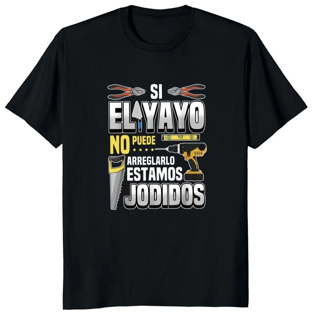 New SpringSummer Papa Screw Wrench Fun Pattern Printed Cotton Tshirt Fashion Casual Short Sleeve Round Neck Tshirt for Men