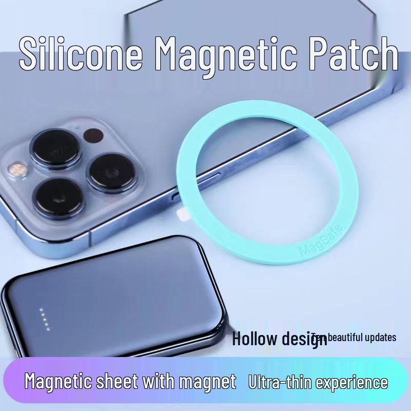 Magsafe Wireless Charging Phone Case with Magnetic Ring and Silicone Sheet