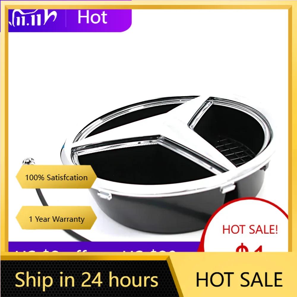 Für Mercedes Benz Auto Frontgrill Stern Emblem LED Beleuchtetes Logo Weiß Blau Rot Licht für Mercedes Benz W166 X205 GLS350 400