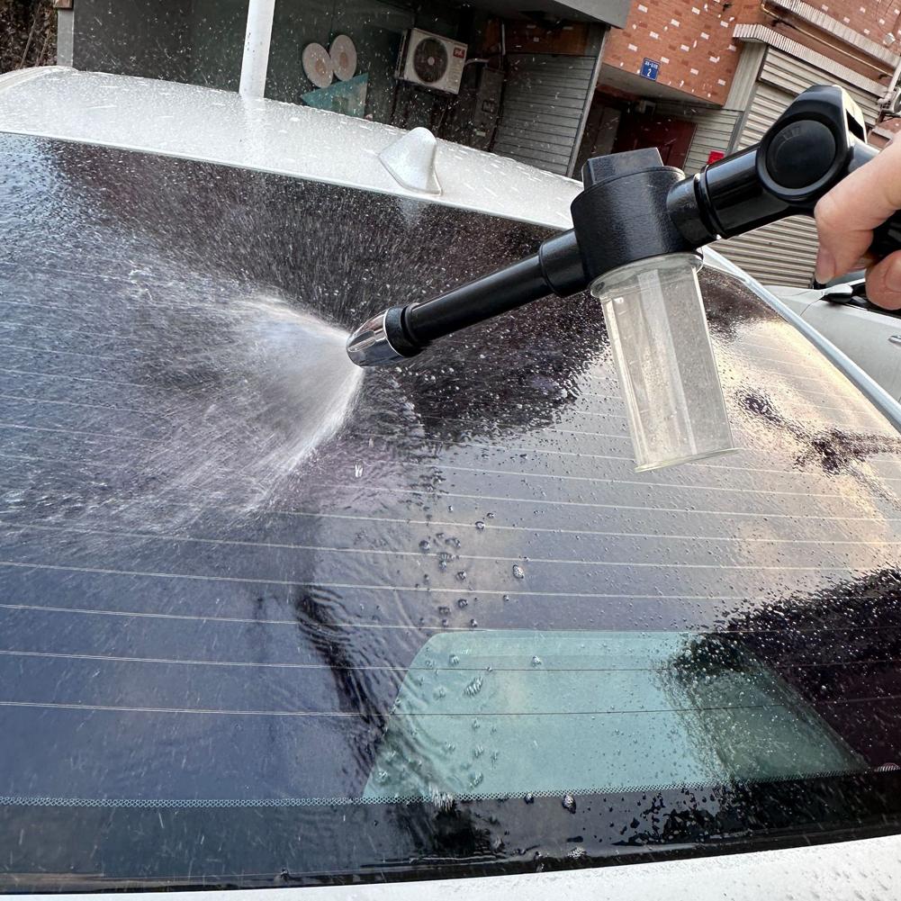 New Washing Water Gun With Foam Bottle 360° Rotating Nozzle High-Pressure Water Spray Gun for Car Detailing and Garden Watering