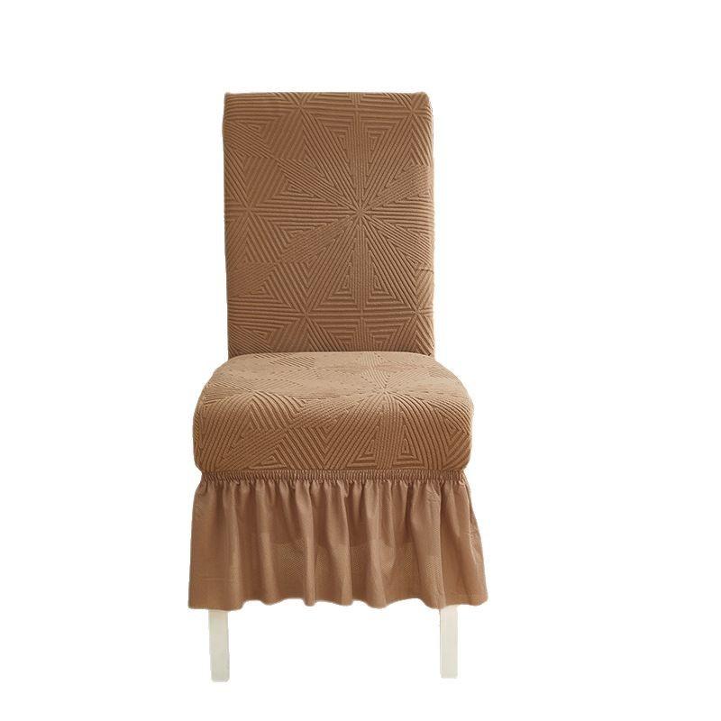 Thickened Elastic Chair Cover Skirt Integrated Stool Dust Cover Hotel Restaurant Universal In All Seasons