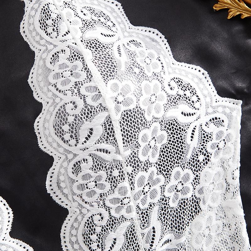 Sexy Lingerie For Women One Piece Transparent Lace Sling Pajamas Porn Bodysuit Deep V Crotchless Teddy Baby Doll Erotic Costumes