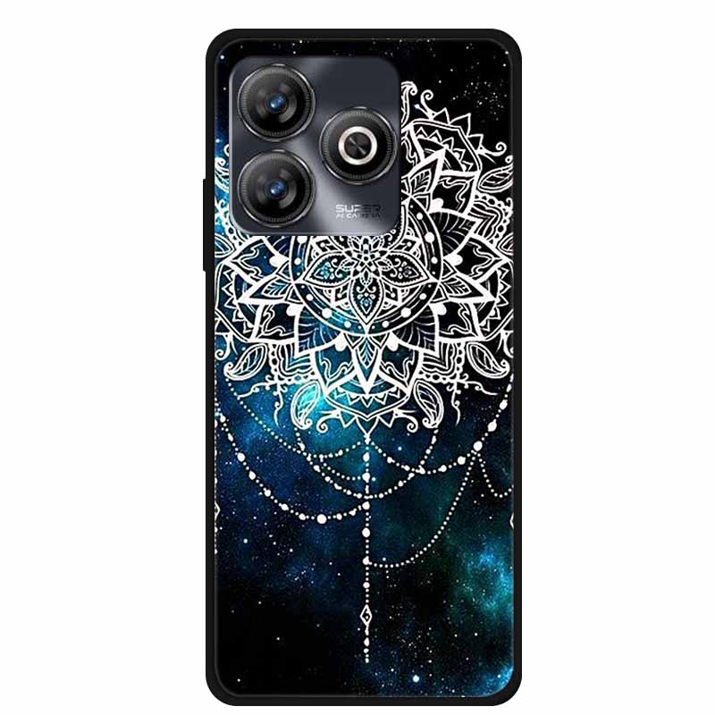 

Для ZTE Blade A75 4G Чохол Z2359 Модний Розписний М який ТПУ Силікон для ZTE Blade A75 4G Чорна Задня Кришка Для Z2359 4G Чохол для Телефона ZTE Blade A75 4G
