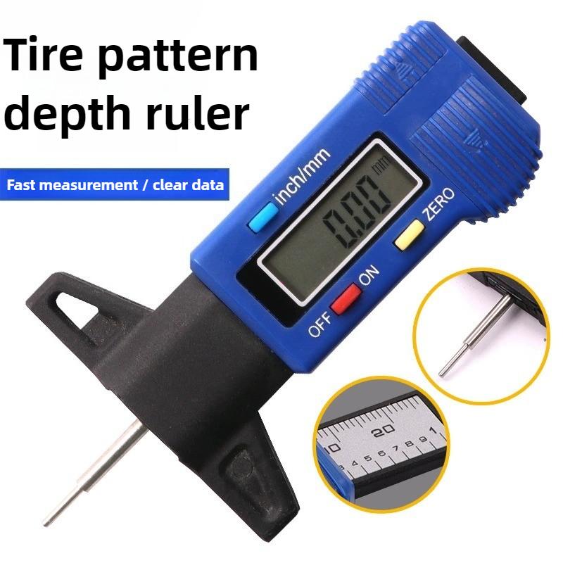 Digital Car Tyre Tire Tread Depth Gauge Meter Auto Tire Wear Detection Measuring Tool Caliper Thickness Gauges Monitoring System