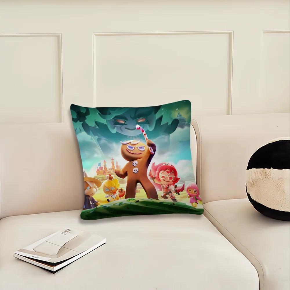 Game C-Cookie run K-ingdom Decoration Room Home Sofa living Office Car Nordic Simplicity Pillow Cover