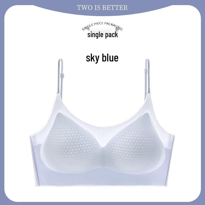 

Женское бесшовное нижнее белье с тонкими бретелями и фиксированными чашками, предотвращающее провисание L 80A/80B/80C