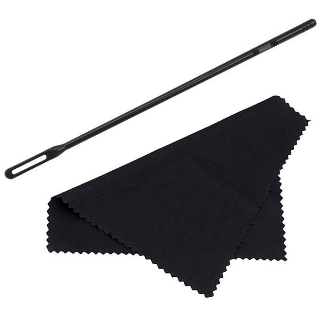 Flute Cleaning Kit: Rod, Probe, Swab, and Cloth Set for Musical Instruments Cleaning Rod