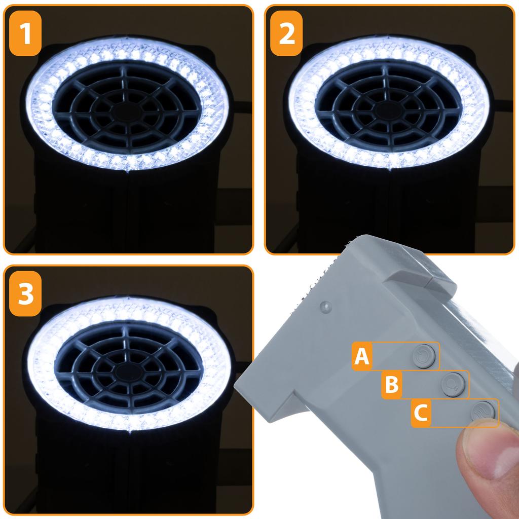 Fume extractor for the BST-X110 stereoscopic microscope with illuminator