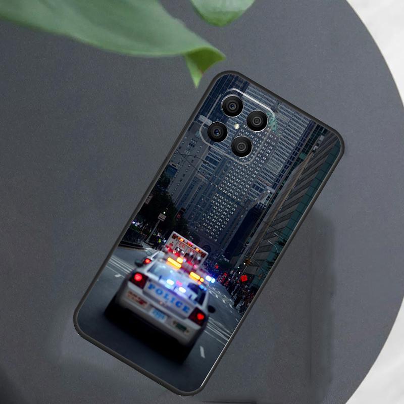 

Police Car For Honor Magic 7 Lite 6 5 8 Pro Case For Honor 200 400 70 90 X8c X8b X9a X9b X9c X9d Win RT Honor 50