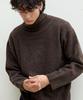 Nod You Soft Cashmere-Like Turtleneck Long Sleeve Knit Sweater [Brown]