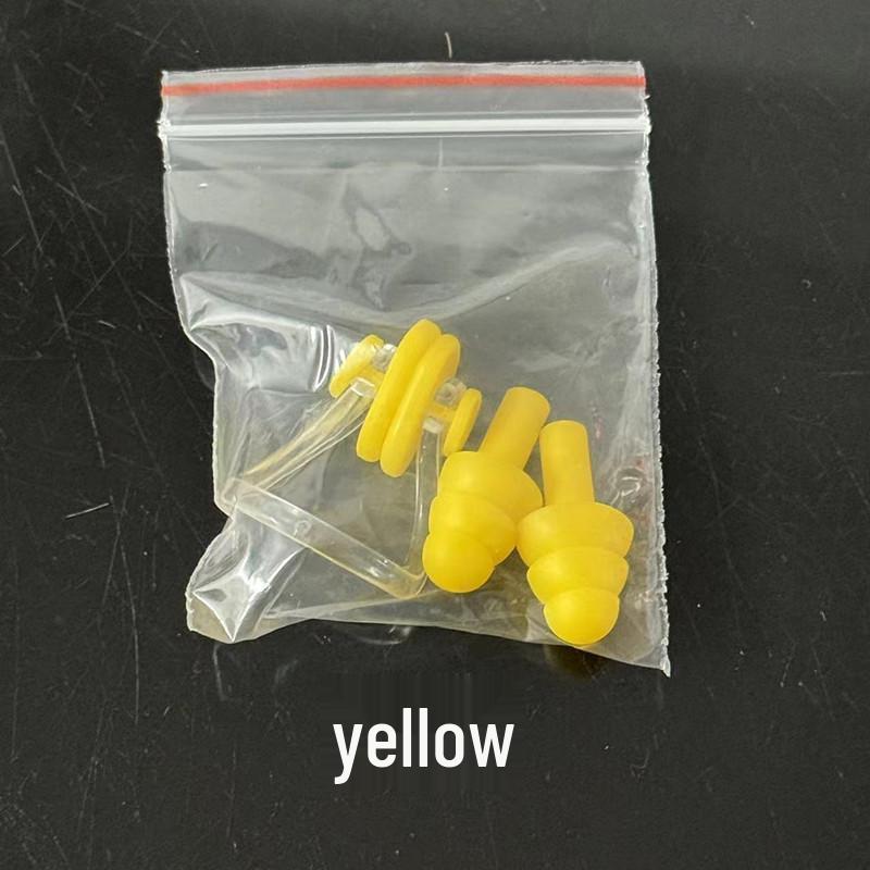Nose Clip & Waterproof Silicone Earplugs for Swimming - Universal Fit for Adults & Children