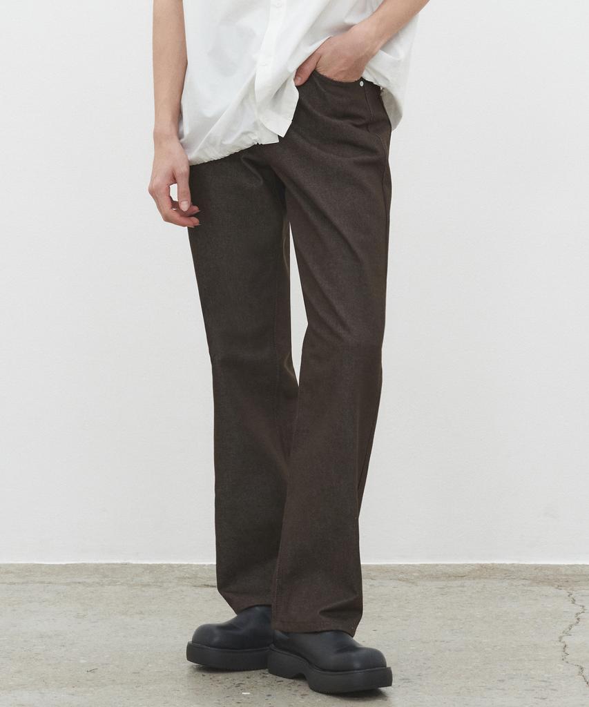 DECET Dawn Semi Wide Jeans Dcpt002Cpbrown