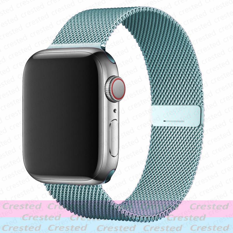 Milanese Loop Strap For Apple Watch Band 44mm 40mm 45mm 41mm 49mm 42mm 38mm Correa Bracelet iWatch Series 3 6 Se 7 8 9 5 Ultra 2