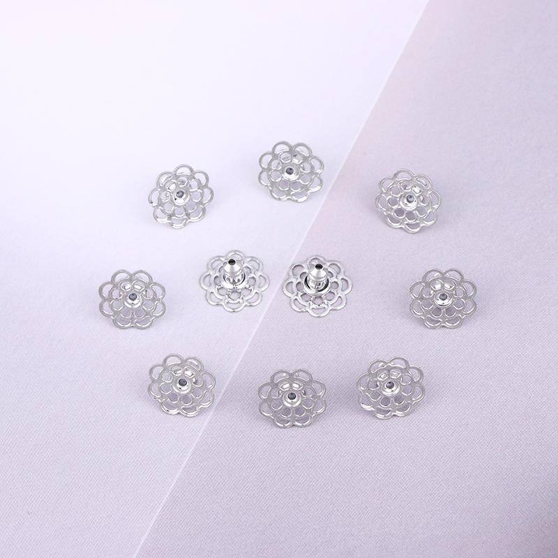 10Pcs Anti-Drop Earring Backs Anti-Slip Auxiliary Stabilizers Diy Earring Accessory Jewelry Security Fasteners Decorative Backs