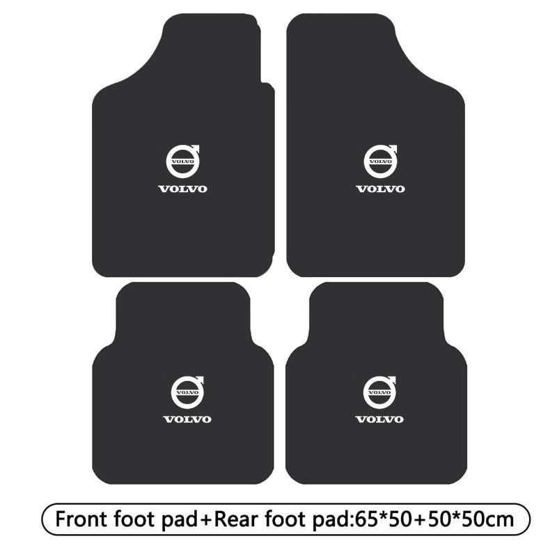 2/4 Pezzi Tappetini Auto Anteriori Posteriori Tappeto Antiscivolo Protezione per Volvo Xc60 Xc90 V40 V60 S60 V50 V90 S80 C40 XC40 V70 XC70 C30