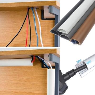 Arc Floor Cord Cover Anti-extrusion Extension Wiring Duct Protector Wire Organizer  Home Outdoor