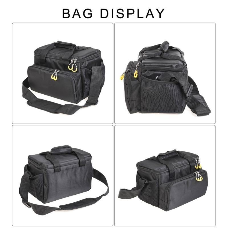 Multiple Pocket Fishing Gear Carrying Bag Large Capacity Fishing Tackle Backpacks Large Capacity Fishing Gear Storage Bag
