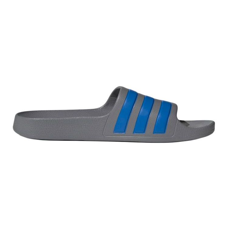 adidas Adilette Aqua Comfortable Casual Low-Top Kids Slippers Kids Slippers Gray Blue EF1751