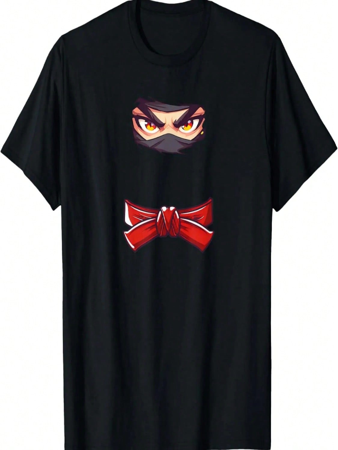 Halloween  Eyes And Red Belt T-Shirt S разноцветный