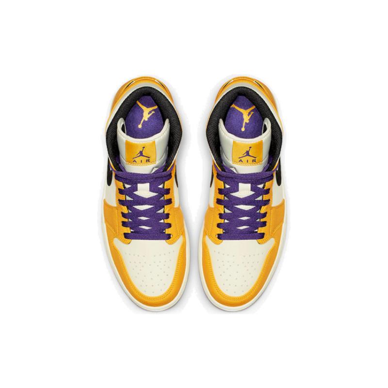 Air Jordan 1 Mid 'Lakers Gold' Jordan 852542-700
