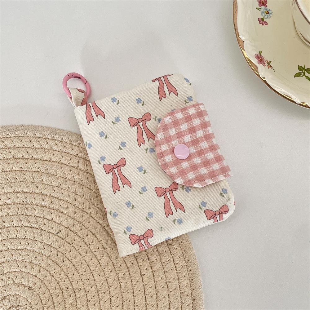 Beauty Cute Flower Sweet Credit Card Holder Wallet Multifunctional ID Business Card Bag Student Bank Storage Case Coin Wallet