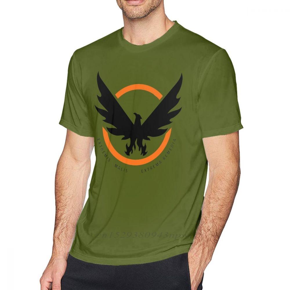 Tom Clancy S The Division T Shirt The Division 2 SHD Logo TShirt ShortSleeve Cute Tee Shirt Basic 100 Cotton Tshirt