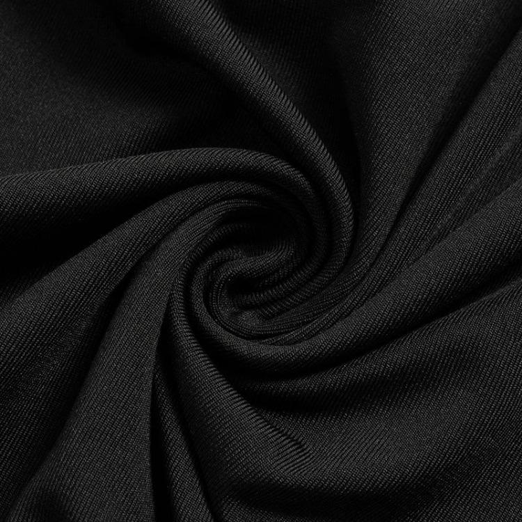 Sexy Elegantes Schwarzes Ausgeschnittenes Maxi-Kleid Damen Rundhalsausschnitt Hohe Taille Langarm Club Party Skinny Kleider