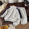 2025 Boys' Spring & Autumn Long-Sleeve Sweatshirt Outfit - Toddler Two-Piece Set