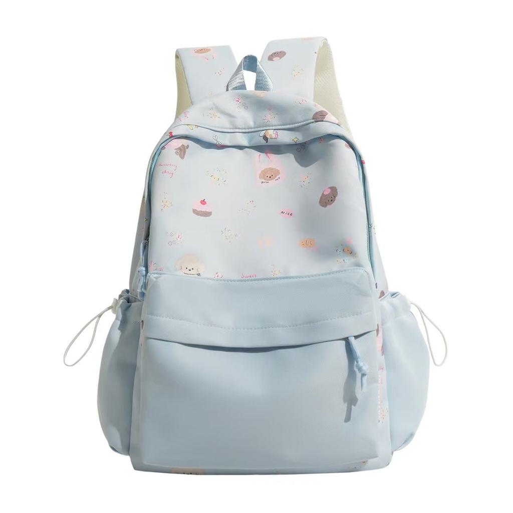Schoolbag Cute Cartoon Backpack New High Value Junior High School Primary School Students Campus Schoolbag Light Color Matching Sweet Backpack