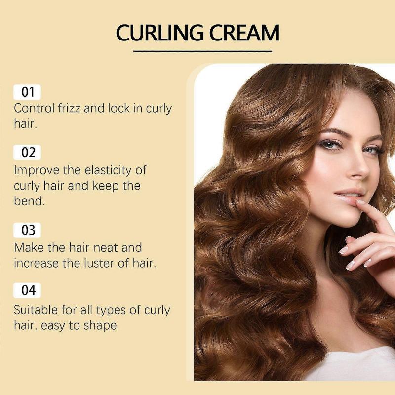 Hoegoa Morocco Nourishing Styling Cream Gentle Ingredients For Curly Hair Styling Treatment Styling Nourises Natural Softness
